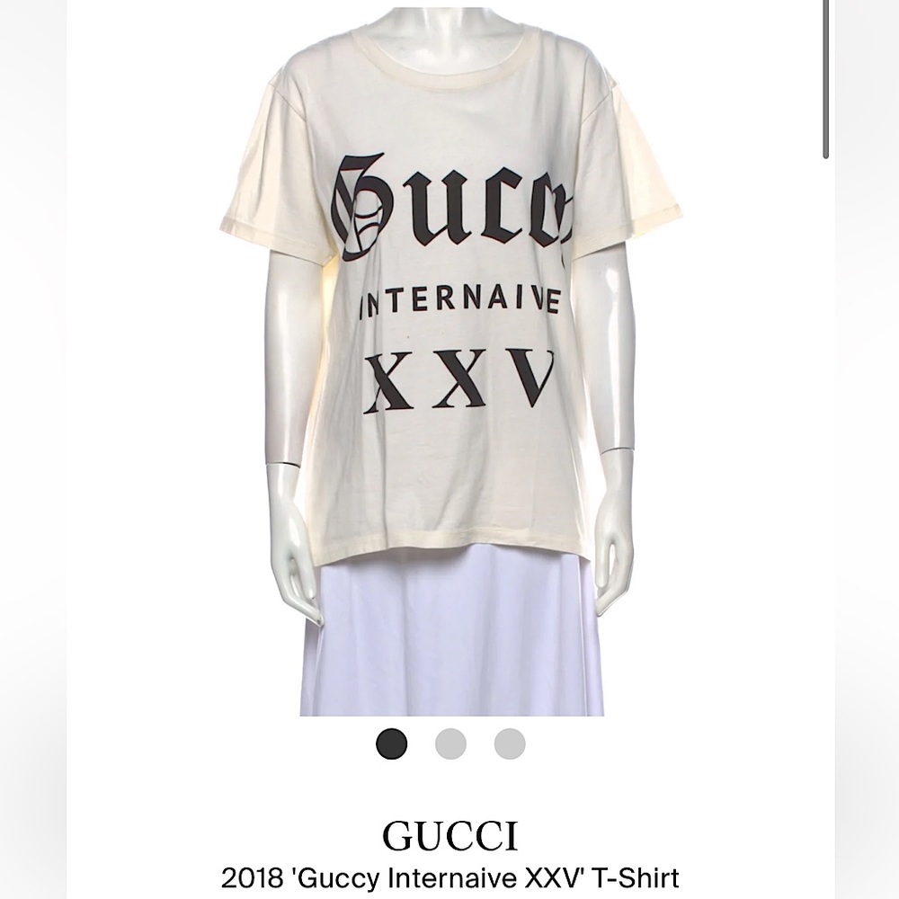 Gucci 2018 authentic graphic tee